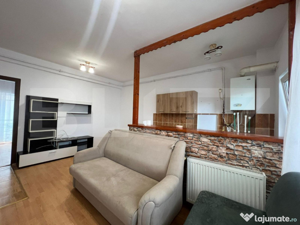 Apartament 2 camere, partial mobilat, zona Cetatii
