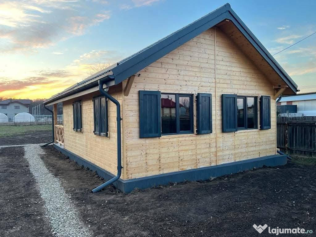 Vând case cabane lemn