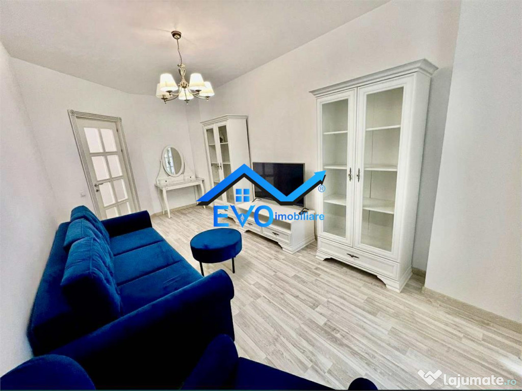 Apartament de , 2 camere, etajul 8 din 10, mobilat si utilat