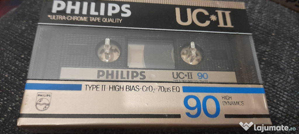 6 Casete audio Philips noi sigilate Ultra Chrome C90
