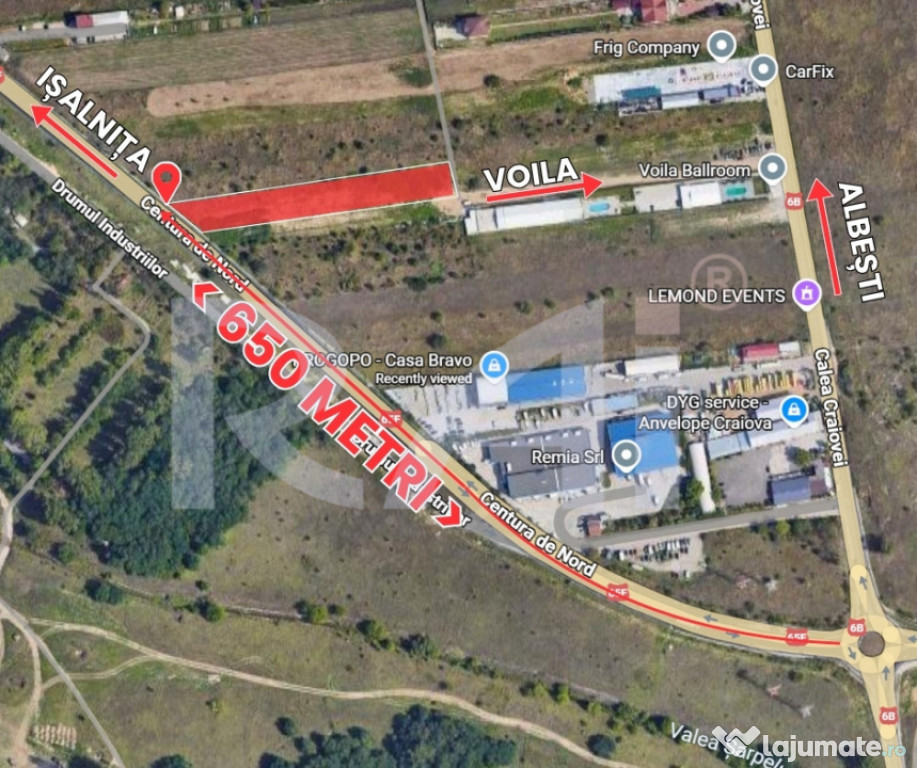 Teren Centura Nord | Giratoriu Albesti | INTRAVILAN | 39 €