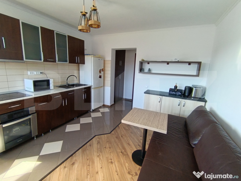 Apartament cu 2 camere, în suprafață de 39 mp și o teras