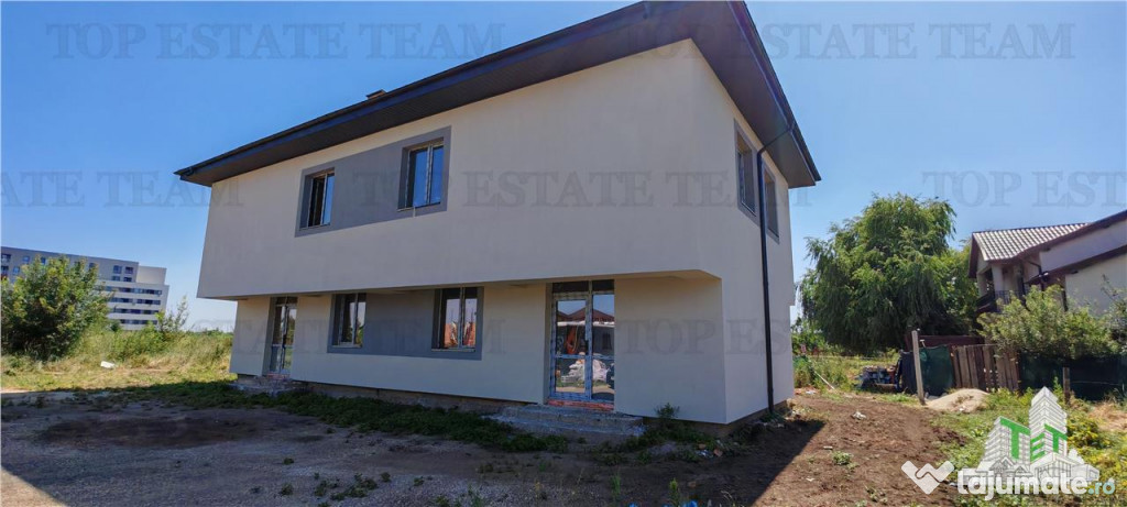 Vila individuala cuplata 5 camere, P 1 M, incalzire in pardo