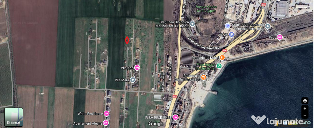 Teren intravilan Agigea zona Roro-Pescarie