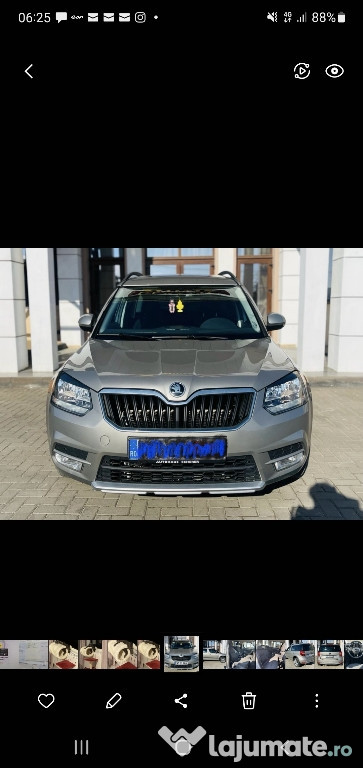 Skoda Yeti fabricație 2015