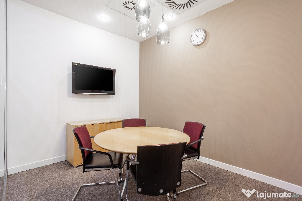 Spațiu de birou tip open-plan pentru 10 persoane în Regus Floreasca
