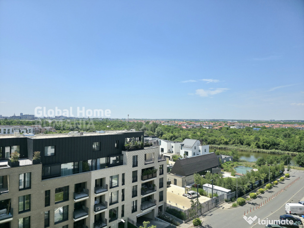 Open View 3 Rooms Penthouse + Terrace 16SQM | H Pipera Lake