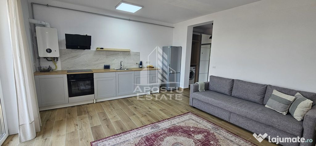 Apartamentul tip studio, centrală, ac, loc de parcare