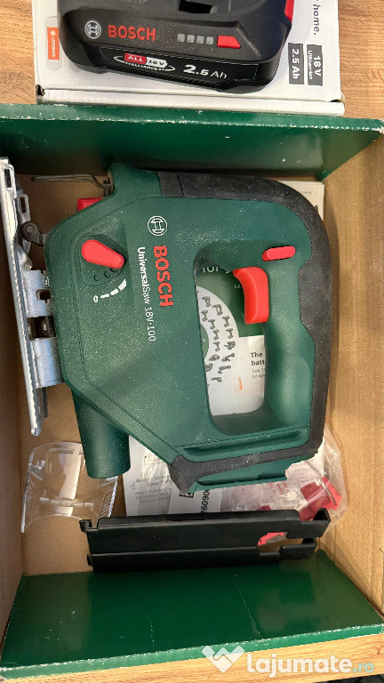 Fierastrau vertical pe acumulator Bosch UniversalSaw , 18 V