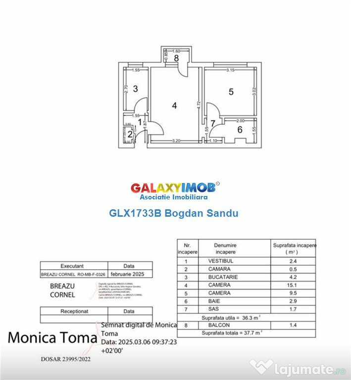 Apartament cu 2 camere, decomandat de Militari - Gorjului