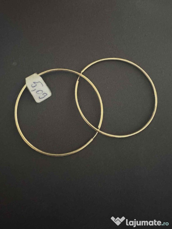 Cercei Creole aur 14 k - 340 roni/gram