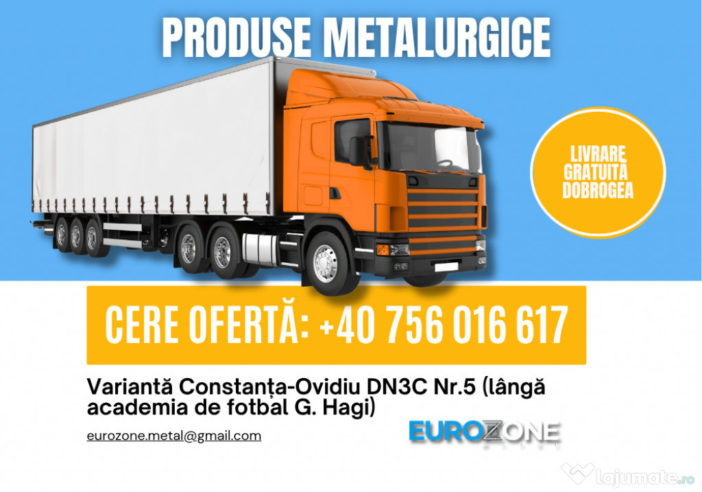 Produse Metalurgice Constanța: Europrofile - Fier Beton - Tablă