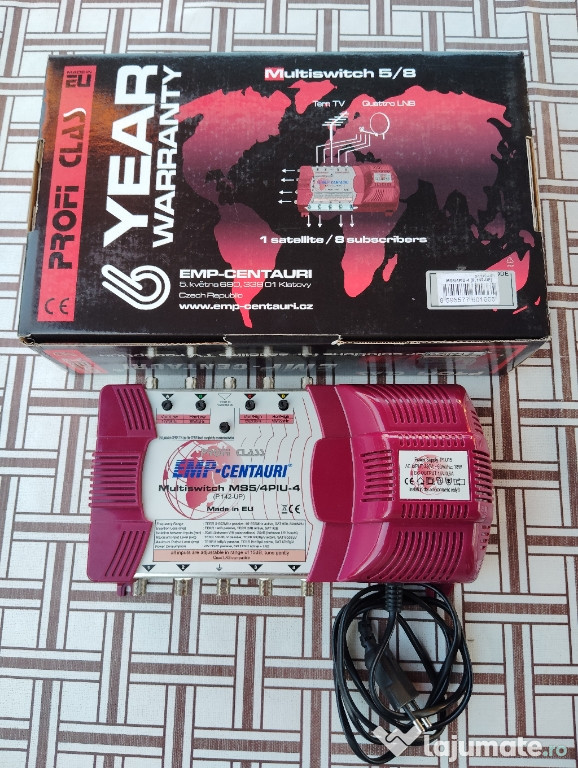 Amplificator Semnal Antena Satelit Multiswitch,5 iesiri