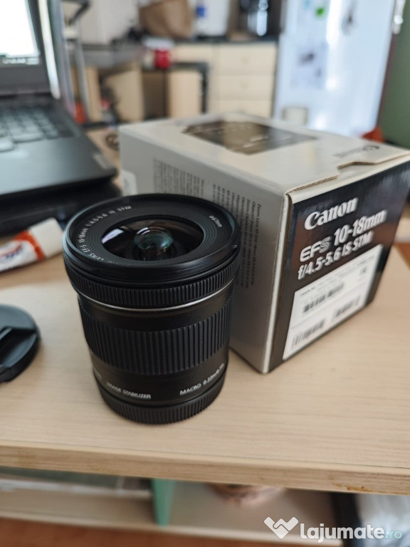 Canon EF-S 10-18mm Obiectiv Foto DSLR F/4.5-5.6 IS STM