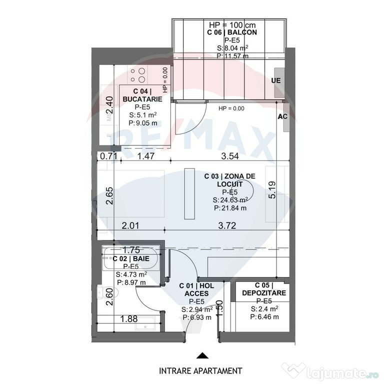 Vanzare APARTAMENT CU 2 CAMERE-DEZVOLTATOR