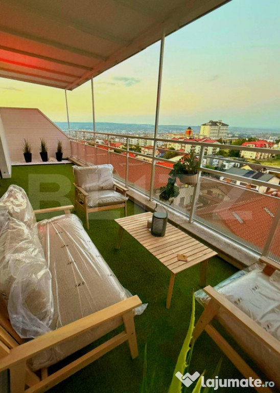 Penthouse cu 5 camere, 160 mp, pet friendly, parcare, zona B