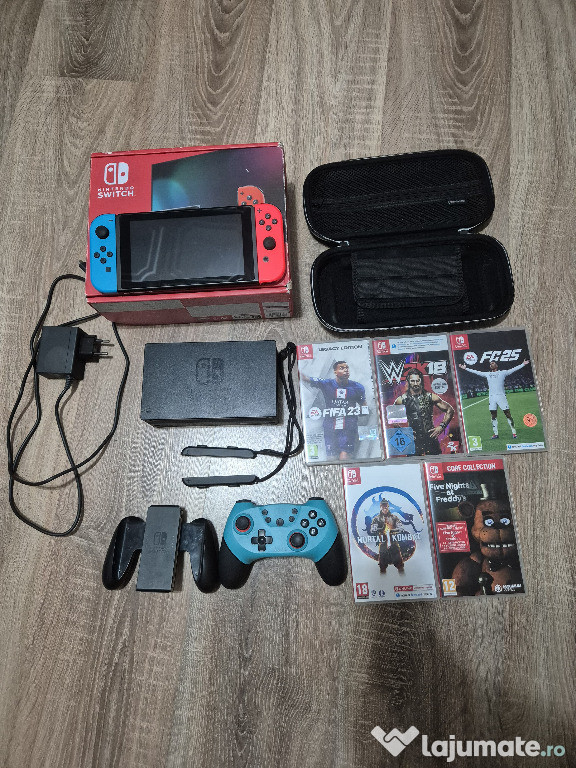 Consola Nintendo Switch cu jocuri