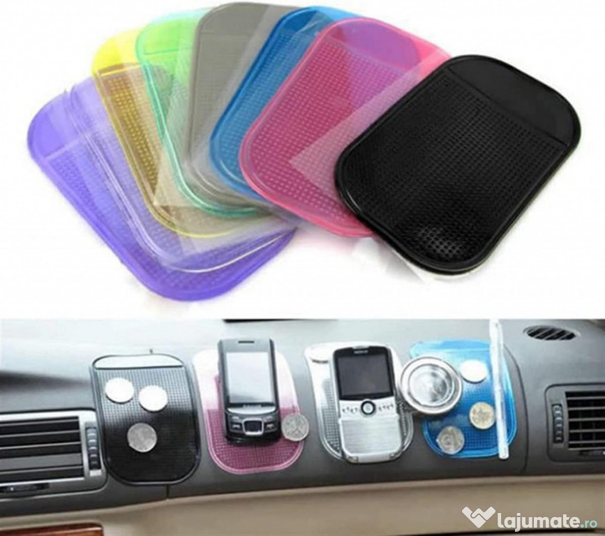 Suport auto universal pentru telefon, anti-alunecare, din silicon