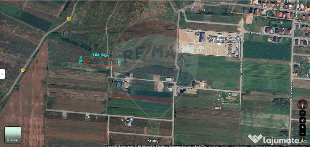 Teren Cihei / 1.632mp/ lângă Fundația Neșu