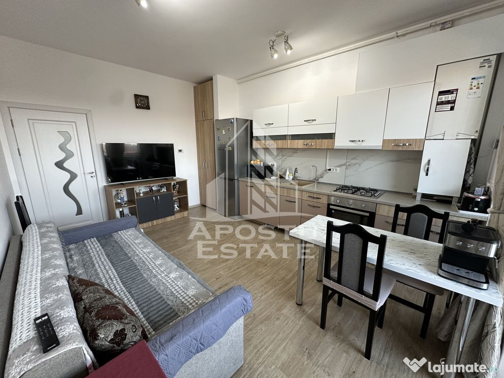 Apartament cu 2 camere, mobilat si utilat la etaj interme...