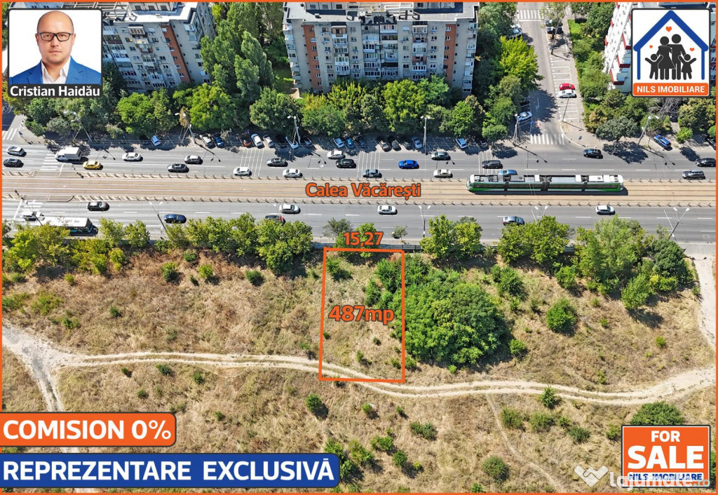 Teren 487mp | Calea Vacaresti - Mall Sun Plaza - Sector 4