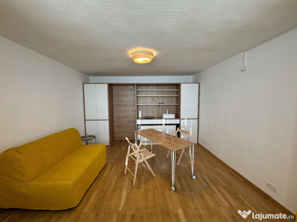 Garsoniera Piata Dorobanti nou remodelata, luminoasa, prima inchiriere