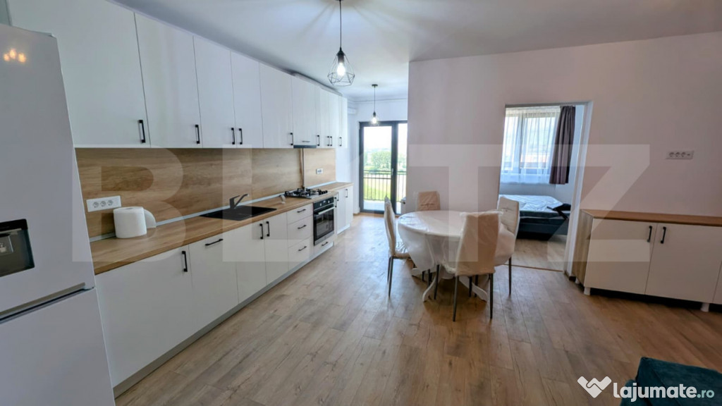 Apartament cu 2 camere de inchiriat in bloc nou.