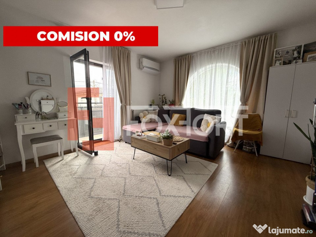 Apartament cu 2 camere mobilat complet si gradina proprie in