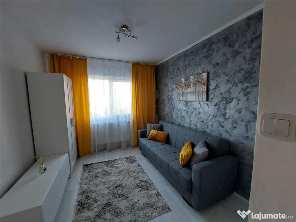 Garsoniera Renovata - Bloc cu Acoperis - Mobilat si Utilat C