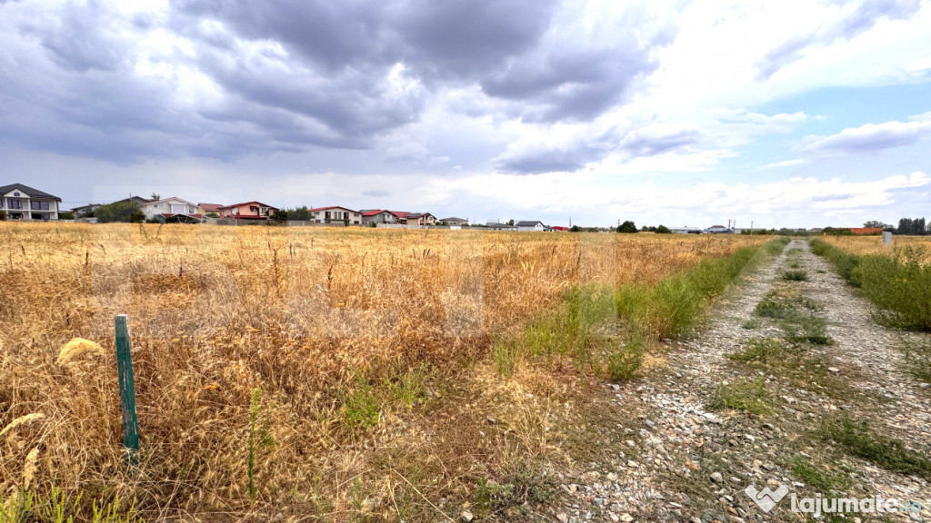 Teren intravilan 1.000 mp, front 30 mp, utilități, zona Ma