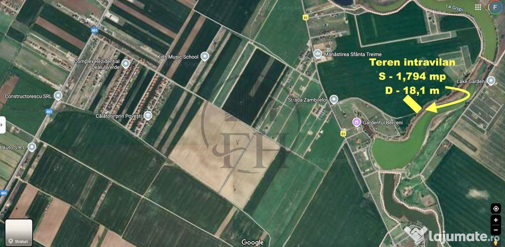 Teren intravilan de vanzare Vidra, Ilfov