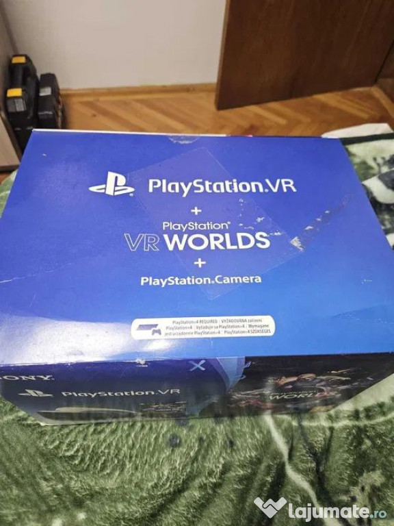 Casca cu ochelari Sony PS pentru PlayStation 4/5 + Camera + VR Worlds