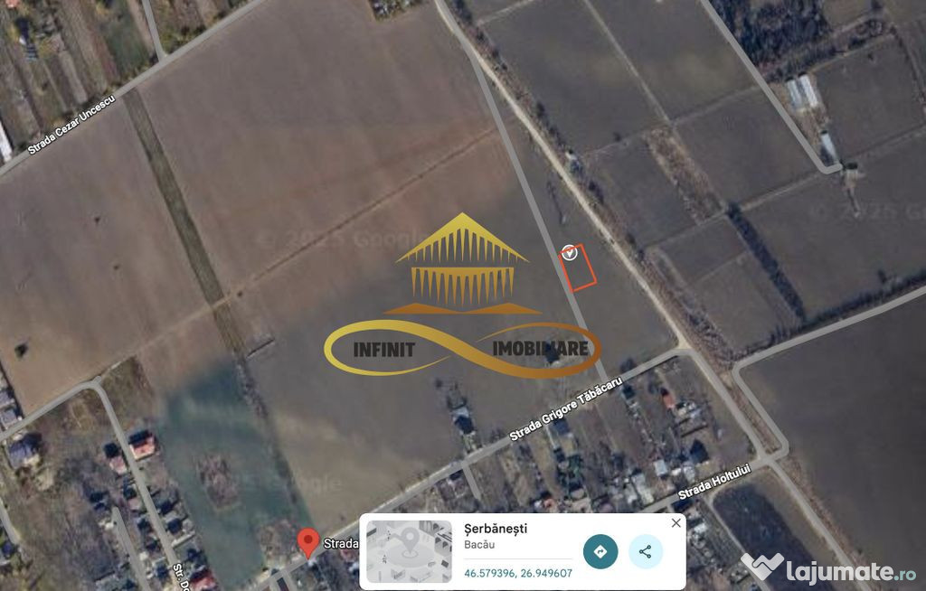Teren Intravilan în Șerbănești, Bacău