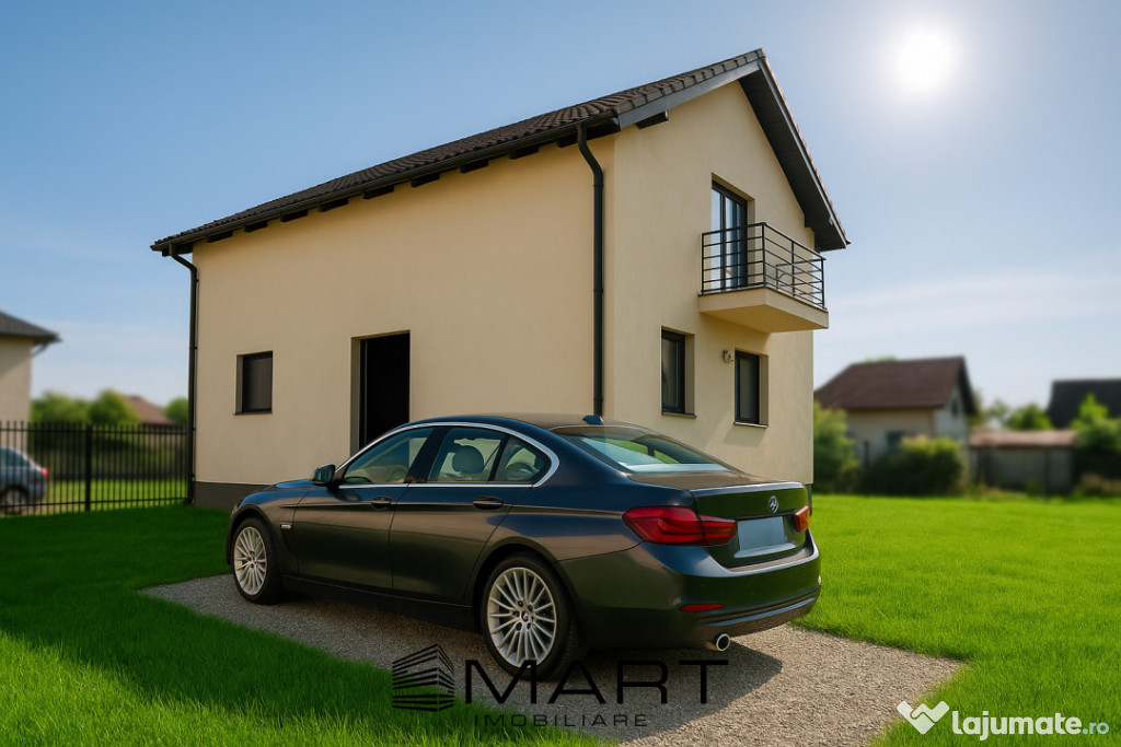 Casă individuală mobilată elegant, 4 camere, 2 băi, gră