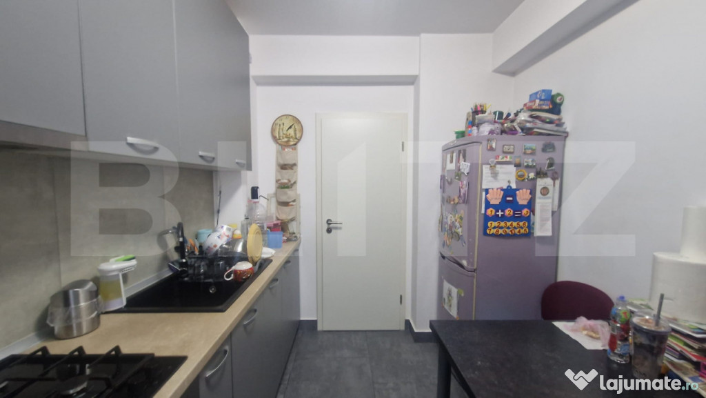 Apartament in Grandis 2 camere loc parcare luminos, calduros