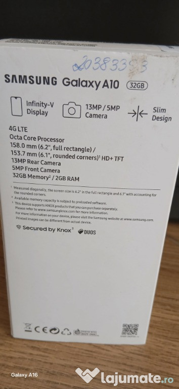 Vind telefon stare perfecta Samsung A10