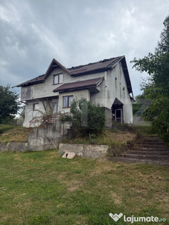 Casa etaj, 140 mp utili, 4800 mp teren, Adâncata