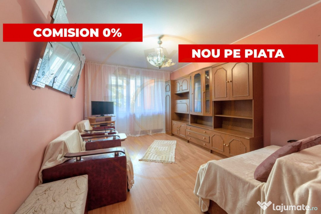 Apartament 2 camere, decomandat, zona centrală, izolat term