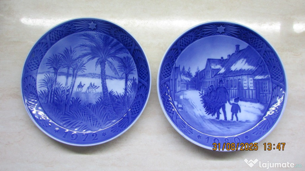 2 farfurii portelan de decor