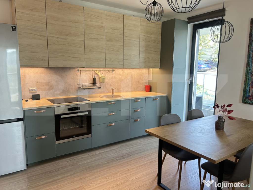 Apartament 2 camere,59 mp,2 balcoane ,mobilat,design modern