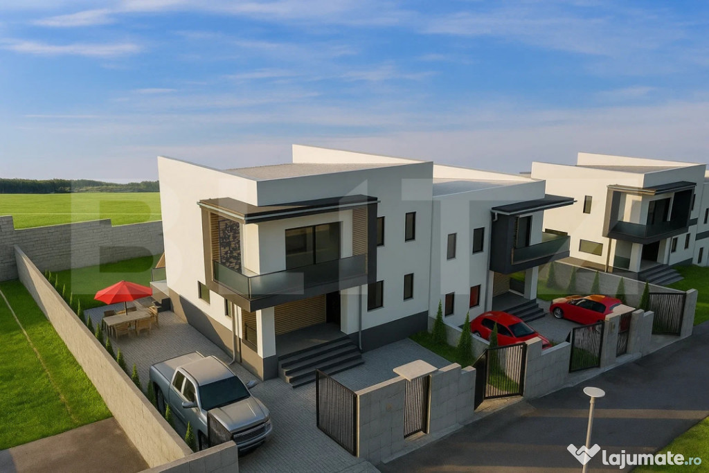 Casa moderna cu 146 mp utili si teren de 380 mp, in mijlocul
