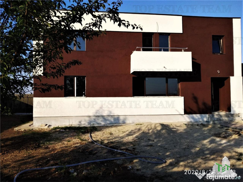 Casa garaj, constructie la gri, in Sabareni, teren 440mp