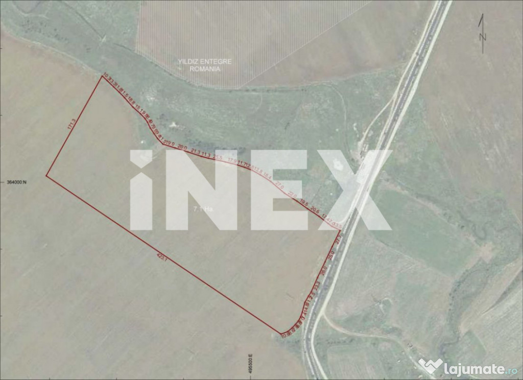 Teren intravilan 71.000 mp de vânzare – Oarja, Argeș | A