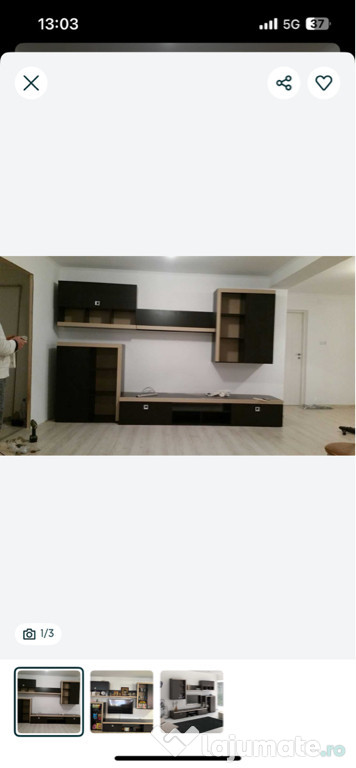 Mobila living wenge