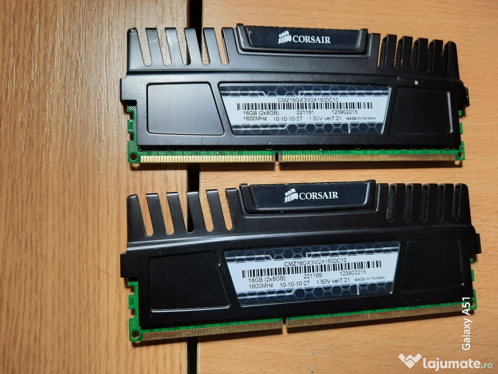 Vand memorie RAM pentru PC, 16 GB 2x8 ddr3