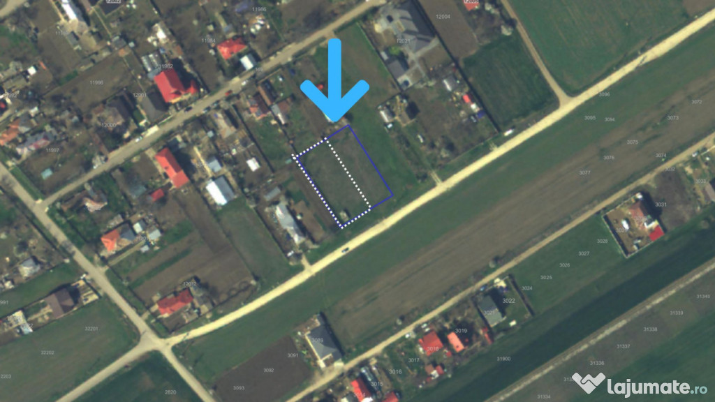 Teren intravilan Frumusani. Locatie excelenta.