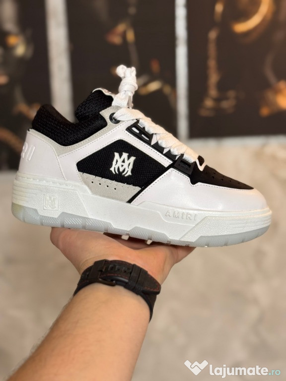 Adidasi Barbati Amiri White & Black!