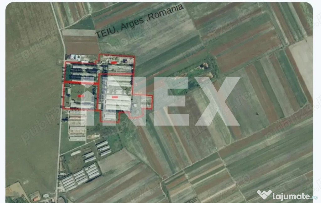 Teren industrial intravilan – 12 ha – toate utilitățil
