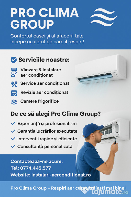Instalare aer conditionat rapid si ieftin