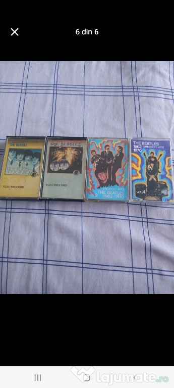 Set De 4 Bucăți Casete Cu Formația The Beatles